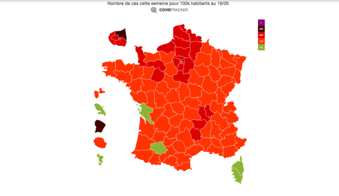 Covid-19 : La Corse est la première région de France à repasser sous le seuil d'alerte