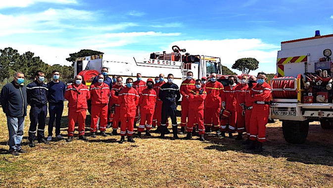 Lumiu : exercice feu de forêt pour les RCSC Balagne Lumiu : exercice feu de forêt pour les RCSC Balagne