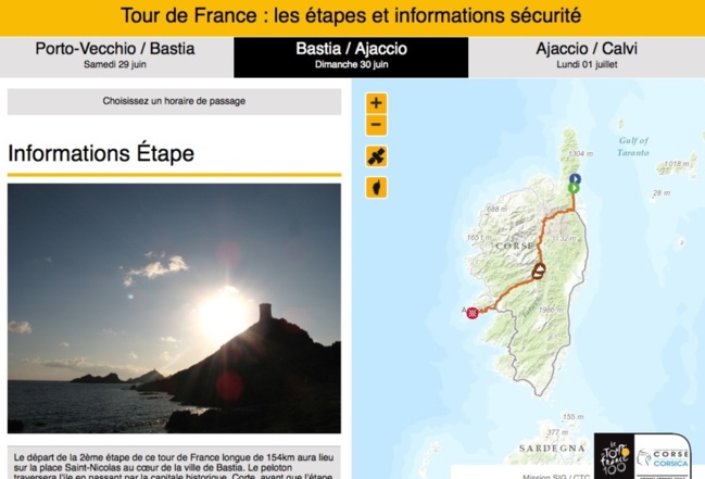 Tour de France : La Haute-Corse fin prête… Tour de France : La Haute-Corse fin prête…
