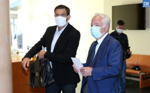 Jean-Martin Mondoloni et Camille de Rocca Serra. Photo Michel Lucioni.