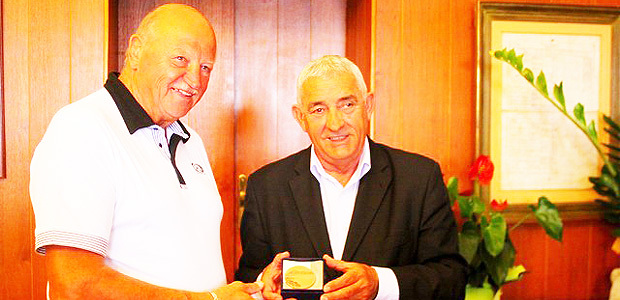 Elie Cester, légende du rugby, citoyen d'honneur de L'Ile-Rousse