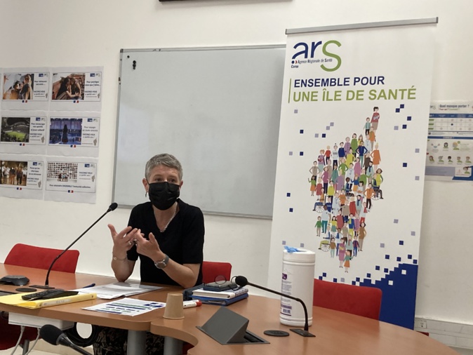 La directrice de l'ARS Marie-Hélène Lecenne ce mardi 1er juin. Photo : Julia Sereni La directrice de l'ARS Marie-Hélène Lecenne ce mardi 1er juin. Photo : Julia Sereni