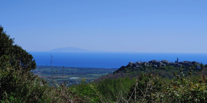Elbe et Italie vues de Penta di Casinca (Cath K)