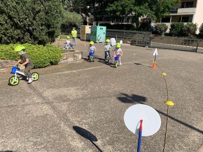 Opération sécurité routière pour les tout-petits à Borgo Opération sécurité routière pour les tout-petits à Borgo