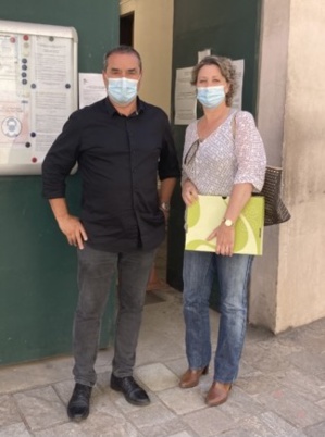 François Filoni et Nathaly Antona. François Filoni et Nathaly Antona.