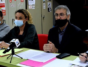 Anissa Flore Amziane et Michel Stefani.