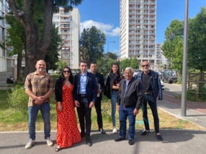 Aux salines à Ajaccio. Aux salines à Ajaccio.