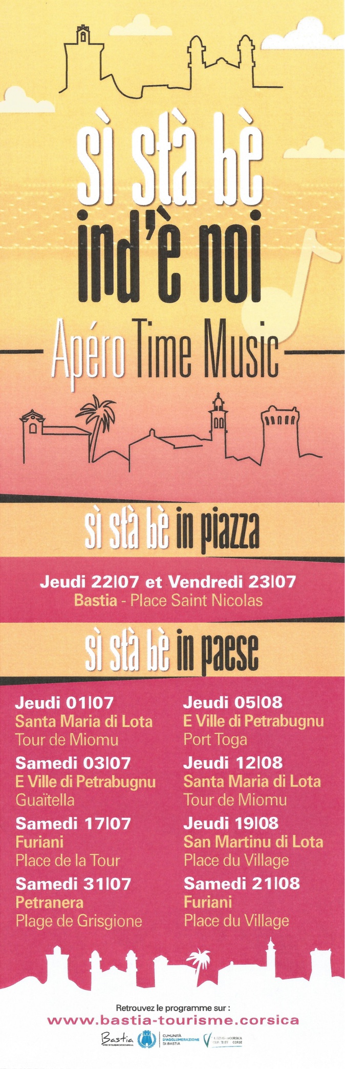 Programme des Apéros Time Music
