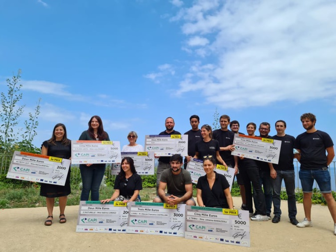 Les neufs lauréats du concours. Crédits Photo : Pierre-Manuel Pescetti Les neufs lauréats du concours. Crédits Photo : Pierre-Manuel Pescetti