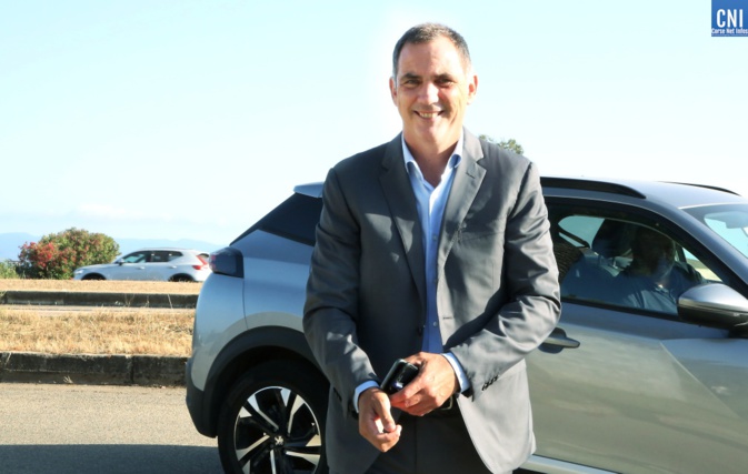 Gilles Simeoni ce mardi à Ajaccio Gilles Simeoni ce mardi à Ajaccio