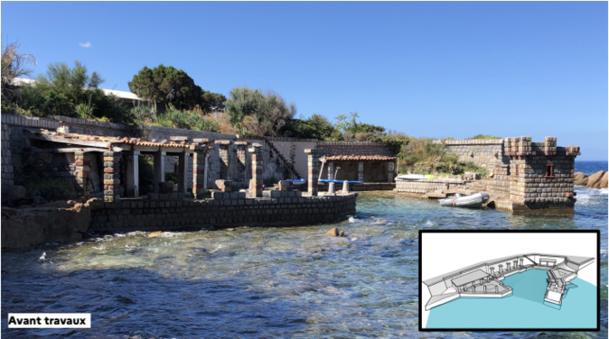 L'ouvrage avant sa destruction. Photo : LR L'ouvrage avant sa destruction. Photo : LR