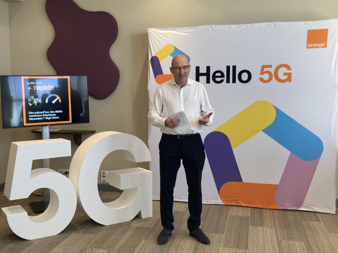 André Martin annonce le déploiement de la 5G en Corse. Photo : Julia Sereni