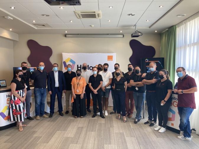 L'équipe d'Orange Corse était réunie au Best Western ce vendredi 2 juillet. Photo : Julia Sereni