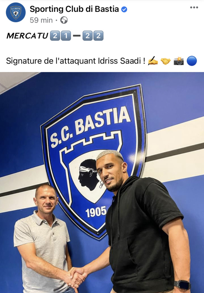 Ligue 2 : un nouvel attaquant pour le SC Bastia