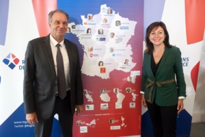 Renaud Muselier et carole Delga. Renaud Muselier et carole Delga.