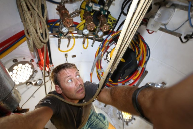 Intérieur de la station ©Laurent Ballesta, Andromède Océanologie, GOMBESSA 5 Intérieur de la station ©Laurent Ballesta, Andromède Océanologie, GOMBESSA 5