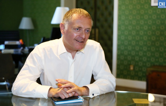 Philippe Juvin était de passage à Ajaccio ce jeudi 29 juillet. Photo : Michel Luccioni