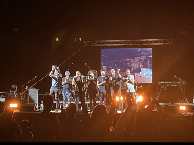 Lors d'un des nombreux concerts du festival