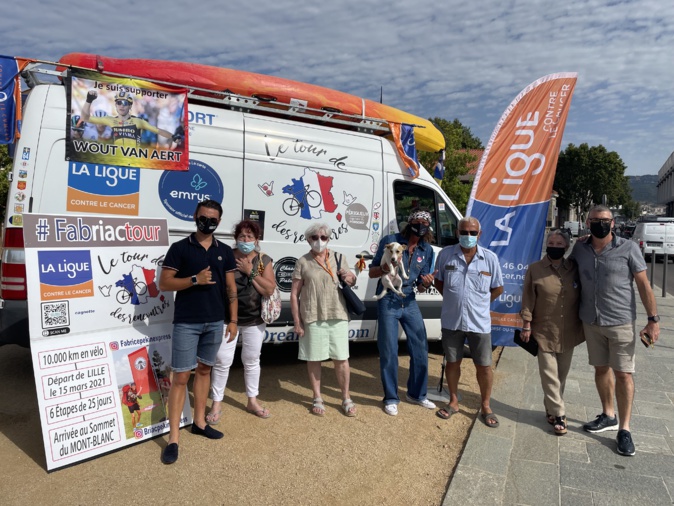 Fabrice et Briac à la rencontre de la ligue contre le cancer de Corse-du-Sud. Fabrice et Briac à la rencontre de la ligue contre le cancer de Corse-du-Sud.