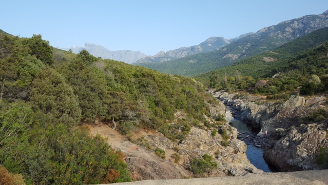 Le haut du Fangu vu du Ponte Vecchiu (Gérard Aprile)