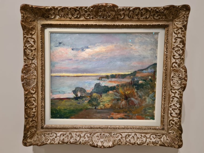 La mer en Corse, Le Scoud. Peint par Henri Matisse à Ajaccio en 1898. Crédits Photo : Pierre-Manuel Pescetti La mer en Corse, Le Scoud. Peint par Henri Matisse à Ajaccio en 1898. Crédits Photo : Pierre-Manuel Pescetti