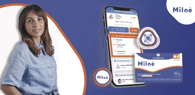 Vanessa Bianconi a créé Miloé, une plateforme qui propose à ses utilisateurs de disposer en toute sécurité de leurs informations médicales en cas d'urgence.