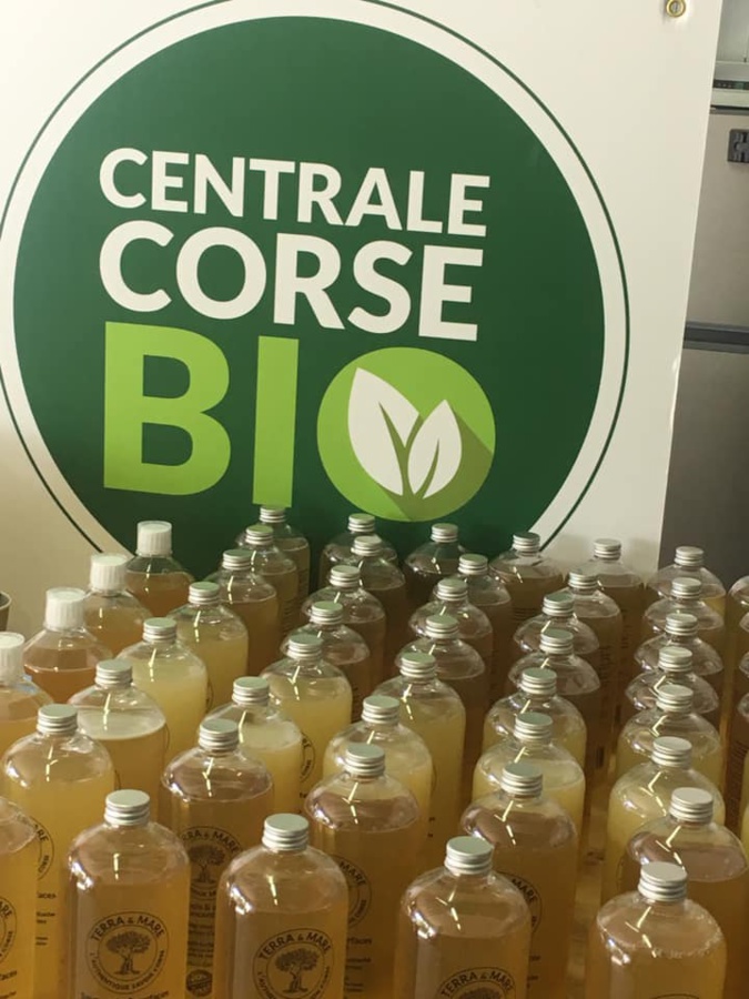 L'entreprise propose des savons faits à partir d'huiles végétales usagées. Crédits Photo : Centrale Bio Corse