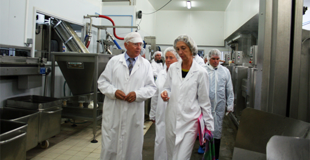 La ministre du Commerce Extérieur chez "Corsica Gastronomia"
