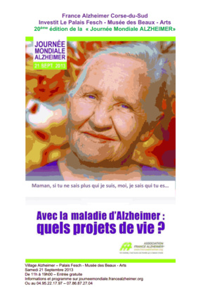 Ajaccio : Samedi, la 20ème édition de la journée de la maladie d’Alzheimer