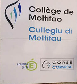 On rentre : Collège de Moltifao