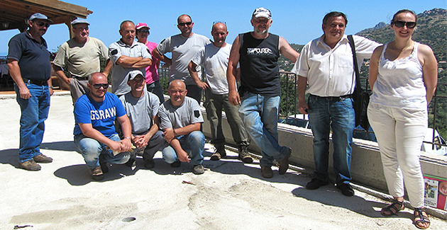 Une formation à la restauration des murs en pierres sèches avait, déjà, été organisée en Juin à Cateri.