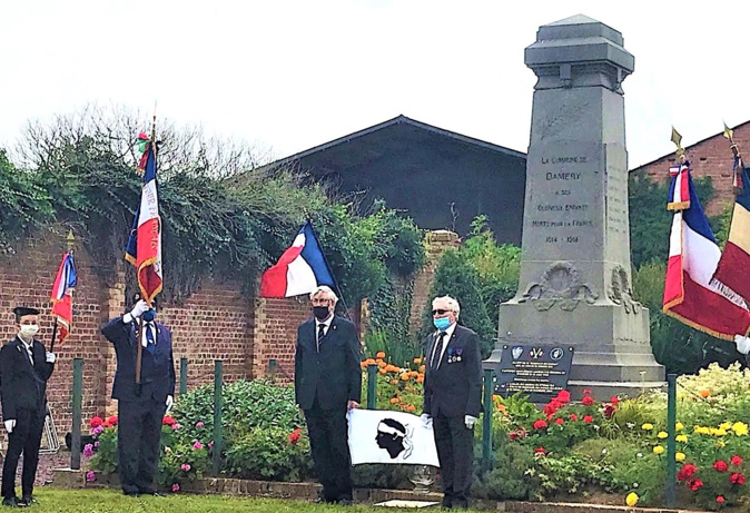 La mémoire des "Poilus Corses" du 173 ème RI honorée dans la Somme La mémoire des "Poilus Corses" du 173 ème RI honorée dans la Somme