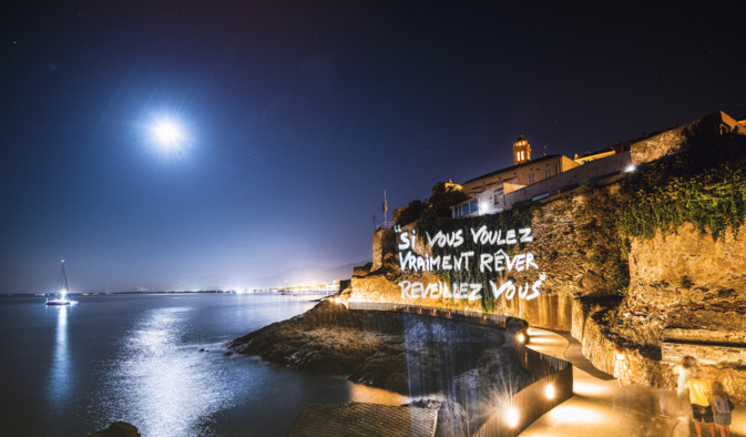 La projection sur l'Aldilonda. Crédits Photo : Philippe Echaroux La projection sur l'Aldilonda. Crédits Photo : Philippe Echaroux