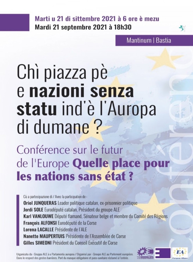 Bastia : Une conférence sur la place dans les nations sans État en Europe 
