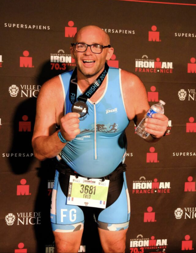 Bastia : Frédéric Graziani, le triathlète amateur qui aime les défis Bastia : Frédéric Graziani, le triathlète amateur qui aime les défis