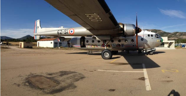 Un Nord 2501 de 1956 à l'aéroport de Calvi - Balagne