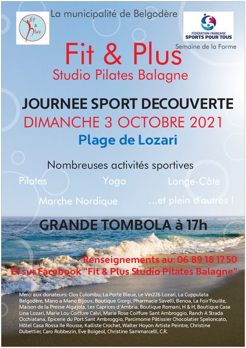Plage de Lozari : une journée pour découvrir et tester des sports avec Fit & Plus Plage de Lozari : une journée pour découvrir et tester des sports avec Fit & Plus