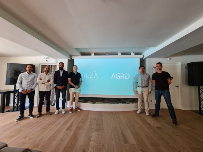 Les fondateurs d'Agrid ont présenté leur entreprise aux côtés des équipes de Femu Quì ce jeudi 30 septembre. Crédits Photo : Pierre-Manuel Pescetti