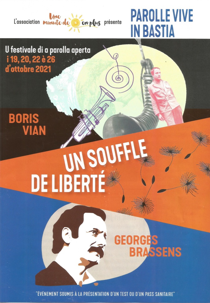 Boris Vian et Georges Brassens à l’honneur à l’occasion de «Parolle vive in Bastia»
