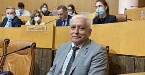 Dans l'hémicycle de l'Assemblée de Corse. Photo CNI.