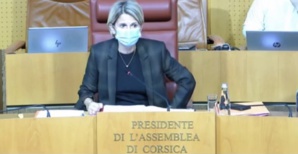 Nanette Maupertuis, présidente de l'Assemblée de Corse et de l'Assemblea di a Giuventù.