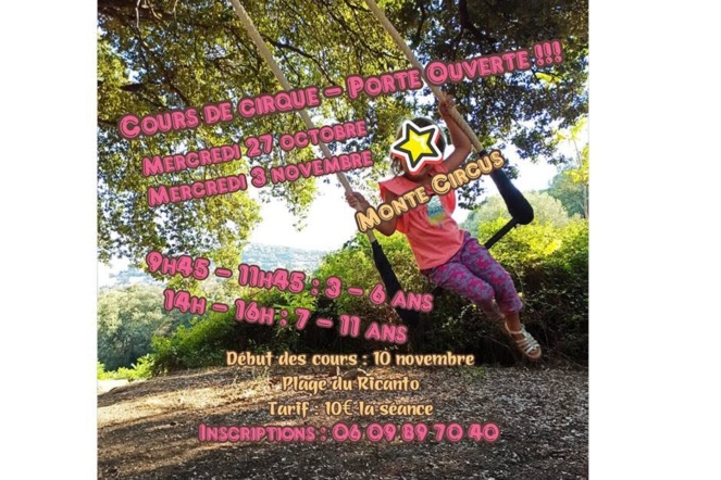 Ajaccio : des cours de cirque sur la plage du Ricantu