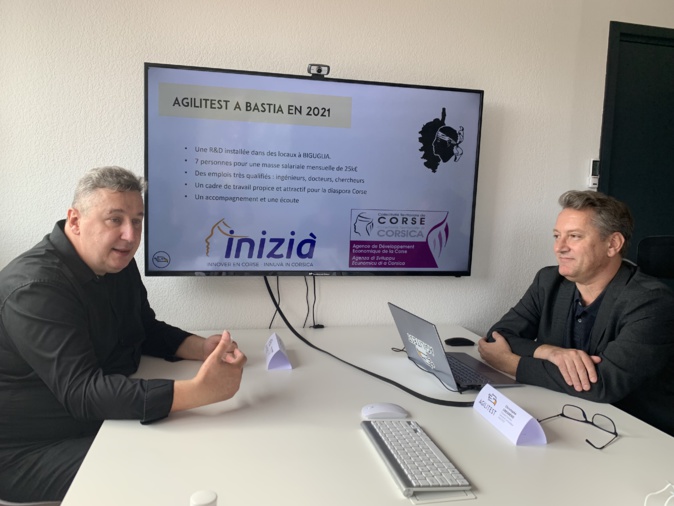 De gauche à droite : Pierre Hubert et Christophe Cressend, fondateurs d'Agilitest De gauche à droite : Pierre Hubert et Christophe Cressend, fondateurs d'Agilitest
