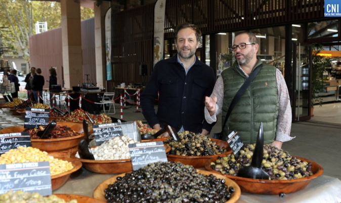 François-Régis Gaudry avec Nicolas Stromboni. Photos Michel Luccioni François-Régis Gaudry avec Nicolas Stromboni. Photos Michel Luccioni