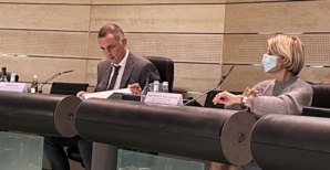 Gilles Simeoni et Nanette Maupertuis.