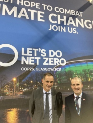 Gilles Simeoni et Michael Matheson, ministre écossais du Net Zero. Gilles Simeoni et Michael Matheson, ministre écossais du Net Zero.