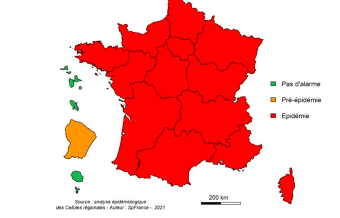 Capture écran site Santé Publique France