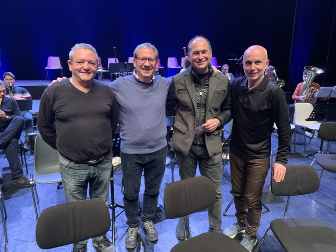 Charles Pach, Alberto Intrieri, Alessandro Bombonati et Ange Salducci (de g à dr.) Charles Pach, Alberto Intrieri, Alessandro Bombonati et Ange Salducci (de g à dr.)