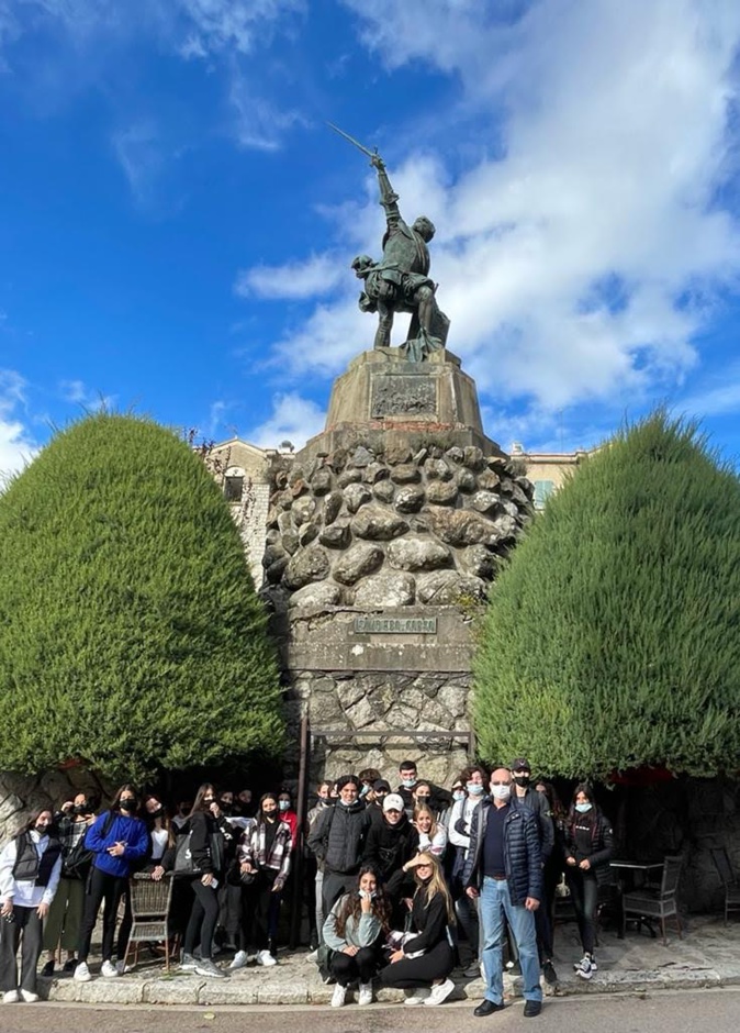 Les élèves du Lycée Fesch à Bastelica