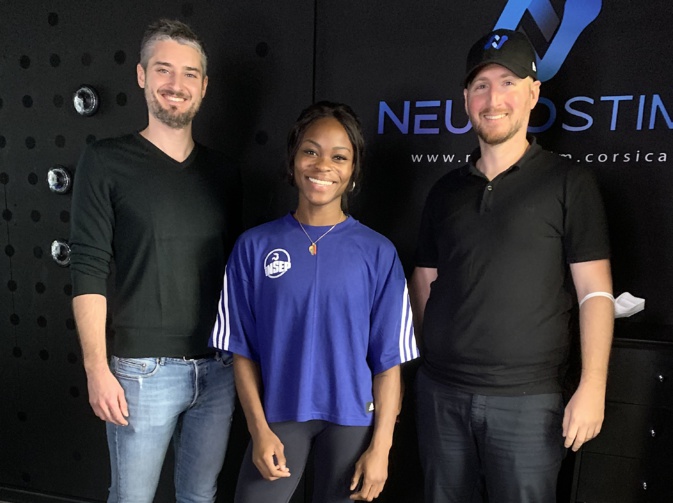 Sébastien Dominici, Astride Gneto et Yoann Carrara. Sébastien Dominici, Astride Gneto et Yoann Carrara.